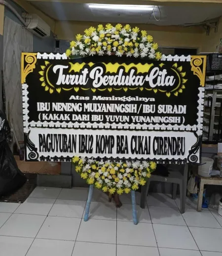 Papan Bunga Duka Halim Jakarta Timur