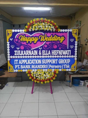 Papan Bunga di Halim Jakarta Timur